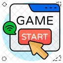 Game Start Ready Game Willing Game Icon