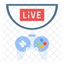 Gaming Game Live Stream Icon