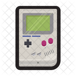 Gameboy Icon - Download in Colored Outline Style