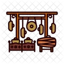 Gamelan Instrumento Musica Ícone