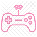 Gamepad Duotone Line Icon Icon