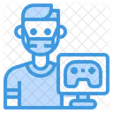 Gamer Game Man Icon