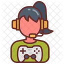 Gamer Game Player It Specialist Icon