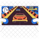 Video Game Car Racing Online Playing Racing Videogame Icon