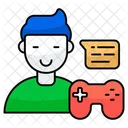 Gamer Game Player Game Guy Icon