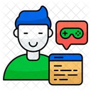 Gamer Game Player Game Guy Icon