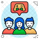 Gamers Game Players Game Guy Icon