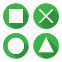 Games Buttons Grid Icon