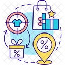 Gamification and geolocation  Icon