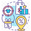Gamification and geolocation  Symbol