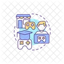 Gamification Education Multiple Icon