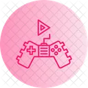 Gaming Neon Signs Video Games Icon