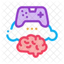 Game Brain Cloud Icon