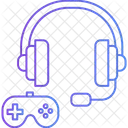 Gaming Headset Headphones Audio Gear Icon