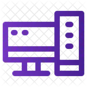 Gaming Computer Person Icon