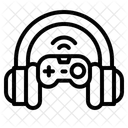 Gaming-Kopfhörer  Symbol