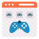 Website Game Play Icon