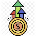 Ganancia Pago Efectivo Icono