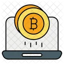 Obtencion De Bitcoins Mineria De Bitcoins Mineria De Criptomonedas Icono