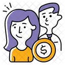 Beneficio Hombre Mujer Pareja Icono