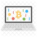 Ganancias de bitcoins  Icono