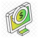 Ganancias En Linea Negocios En Linea Trabajo En Linea Icono