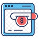 Ganancias En Linea Ingresos En Linea Dinero En Linea Icono