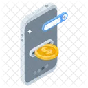 Ganancias En Linea Dinero En Linea Pagos En Linea Icono