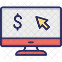 Ganancias En Linea Pago Por Clic Pago Icono