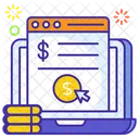 Ganancias En Linea Ppc Marketing En Linea Icono