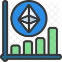 Ganancias de ethereum  Icono