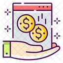 Ganancias De Monetizacion Monetizacion Ganancias Icon