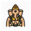 Ganesha God Indian Icon