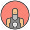 Gangster Criminal Beard Icon