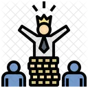 Status Vencedor Capitalismo Ícone