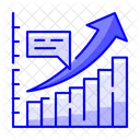 Gráfico de crescimento  Ícone