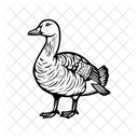 Gans Ente Vogel Symbol