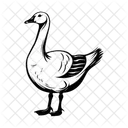 Gans Ente Vogel Symbol