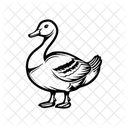 Gans Ente Vogel Symbol