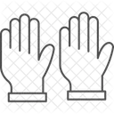 Gants  Icône
