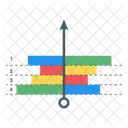 Gantt Chart Bar Chart Horizontal Bar Graph Icon