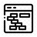 Gantt Chart Graph Icon Project Scheduling Icon