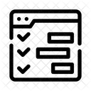 Gantt Chart Schedule Project Icon