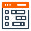 Gantt Chart Timeline Scheduling Icon