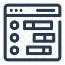 Gantt Chart Timeline Scheduling Icon
