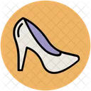 Absatz Schuhe Frau Icon