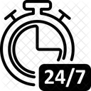 Ganztägiger Service  Symbol