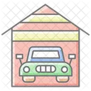 Garage Awesome Lineal Color Icon Icon