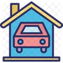 Car Wash Carport Garage Icon