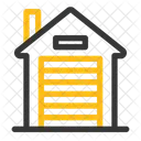 Garage Door House Icon